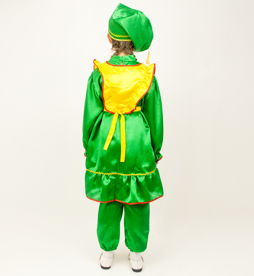 картинка Детский Татарский народный костюм (девочка) (платье, фартук, шаровары, калфак), МВ от магазина ДетсадЯр