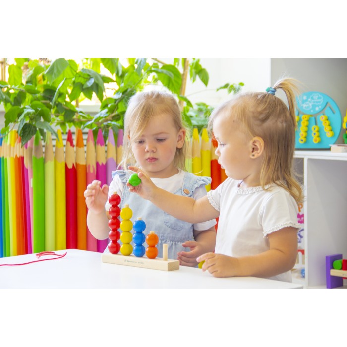 картинка Пирамидка "Радуга", ПИР-04, Краснокамская Игрушка от магазина ДетсадЯр