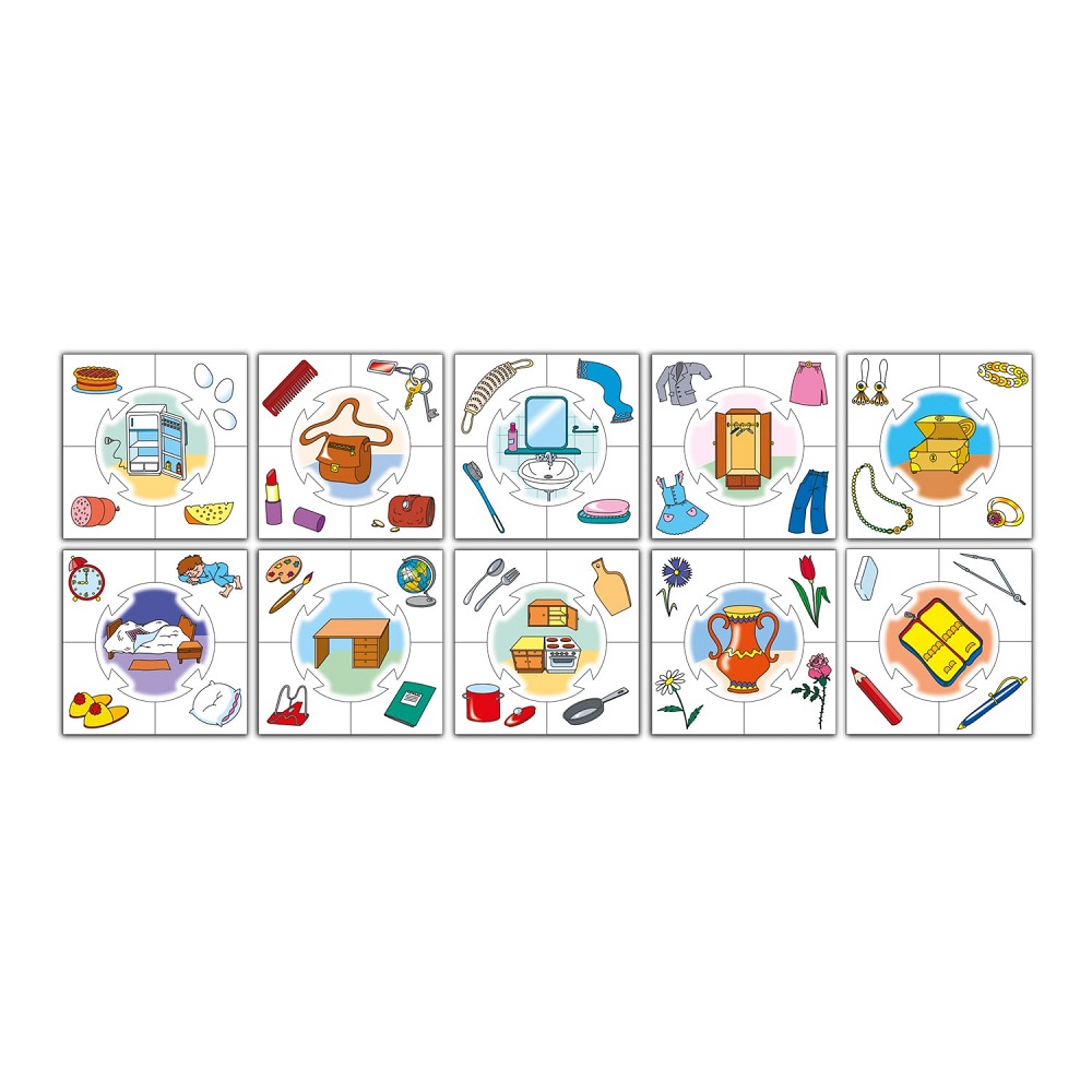 картинка Наведи порядок, настольная игра серии Учись, играя, 00242, Десятое Королевство от магазина ДетсадЯр