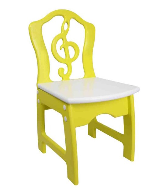 Варианты Стул Скрипичный ключ цветной 1, 2, 3 гр. роста для детей дошкольного возраста 