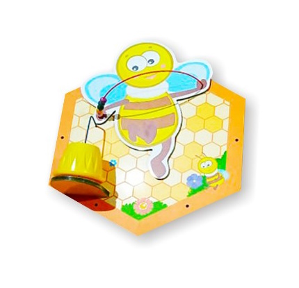 картинка Бизиборд «Пчелиные соты» модуль №1, Приоритет от магазина ДетсадЯр