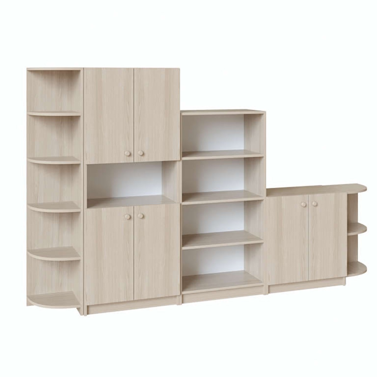картинка Стенка для игрушек Мини 2400*320*1490 мм. от магазина ДетсадЯр