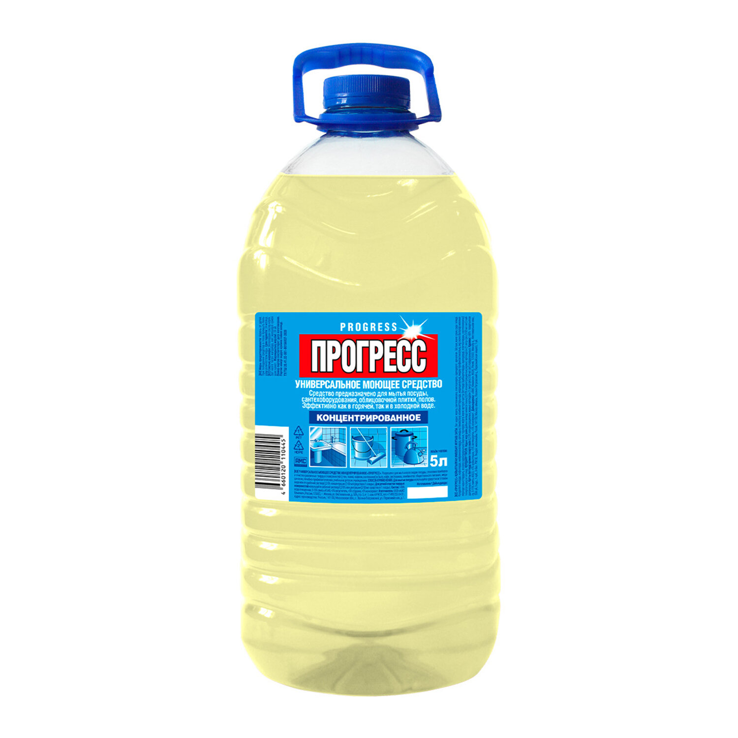 картинка Средство моющее универсальное 5 л, ПРОГРЕСС, ПЭТ от магазина ДетсадЯр