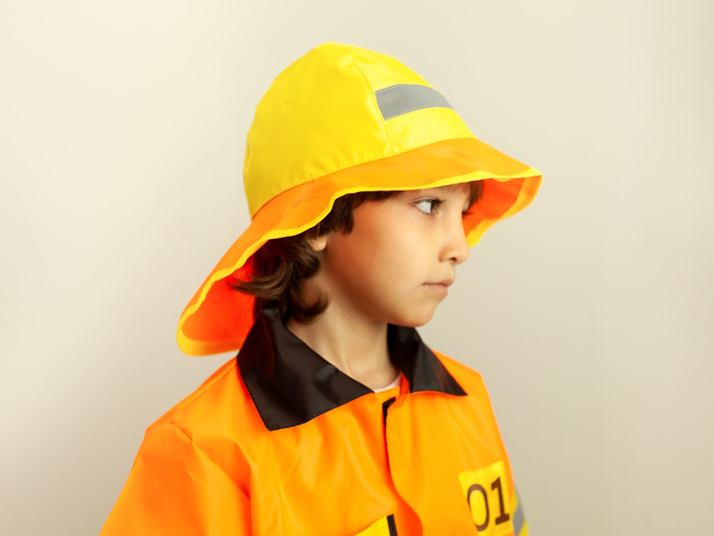 картинка Костюм детский профессия: Пожарный (куртка + шлем), МВ от магазина ДетсадЯр