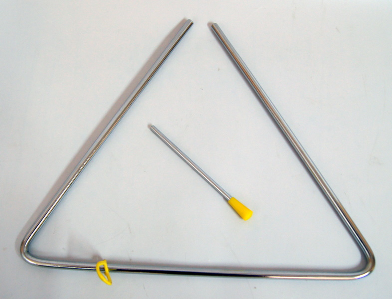 картинка Треугольник с палочкой 10 дюймов (длина стороны 250 мм.) Fleet от магазина ДетсадЯр