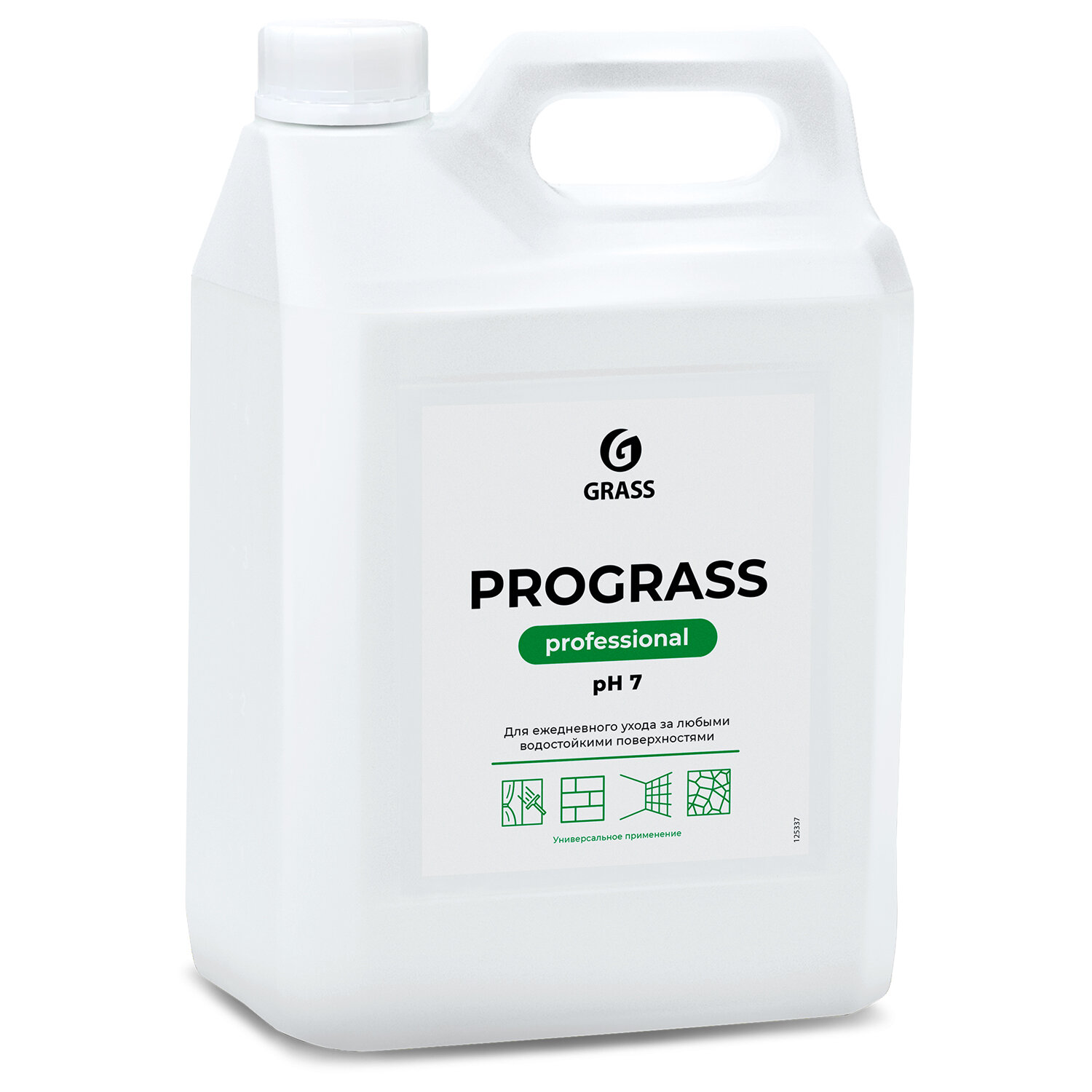 картинка Средство моющее универсальное 5 кг, GRASS PROGRASS, нейтральное, жидкое, 125337 от магазина ДетсадЯр