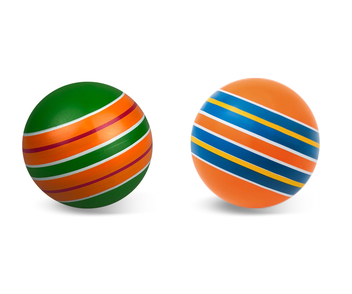 Мяч резиновый диаметр 125 мм., серия Полосатики, Чебоксары, Р3-125/По 