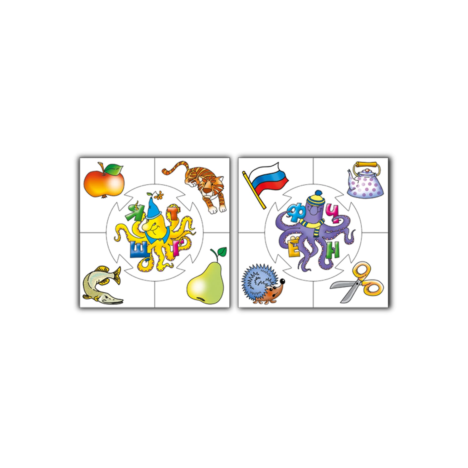 картинка Настольная игра "Алфавит" из серии "Учись, играя" 00071 от магазина ДетсадЯр