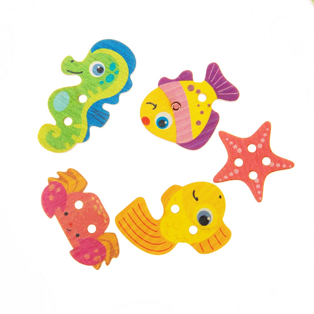 картинка Деревянная шнуровка для детей Аквариум, 01900, Десятое Королевство от магазина ДетсадЯр