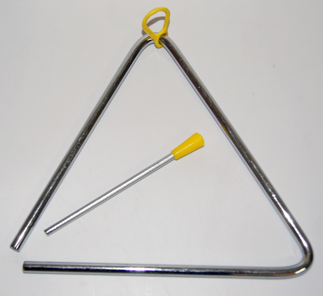 картинка Треугольник с палочкой 8 дюймов (длина стороны 203 мм.) Fleet от магазина ДетсадЯр