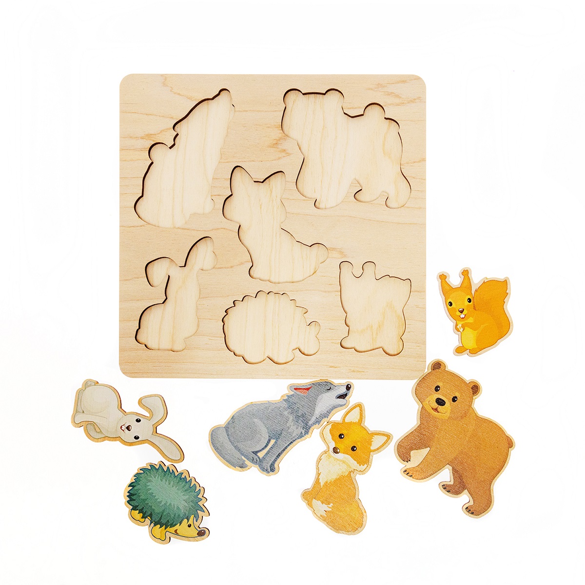 картинка Рамка - вкладыш Лесные животные, 00764, Десятое Королевство от магазина ДетсадЯр