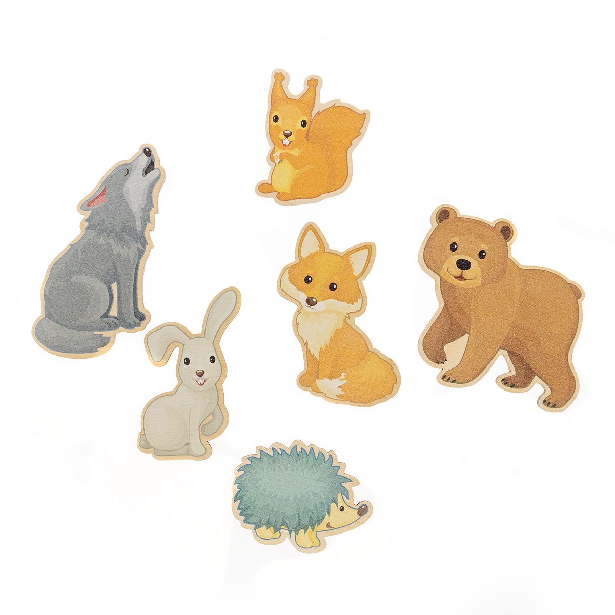 картинка Рамка - вкладыш Лесные животные, 00764, Десятое Королевство от магазина ДетсадЯр