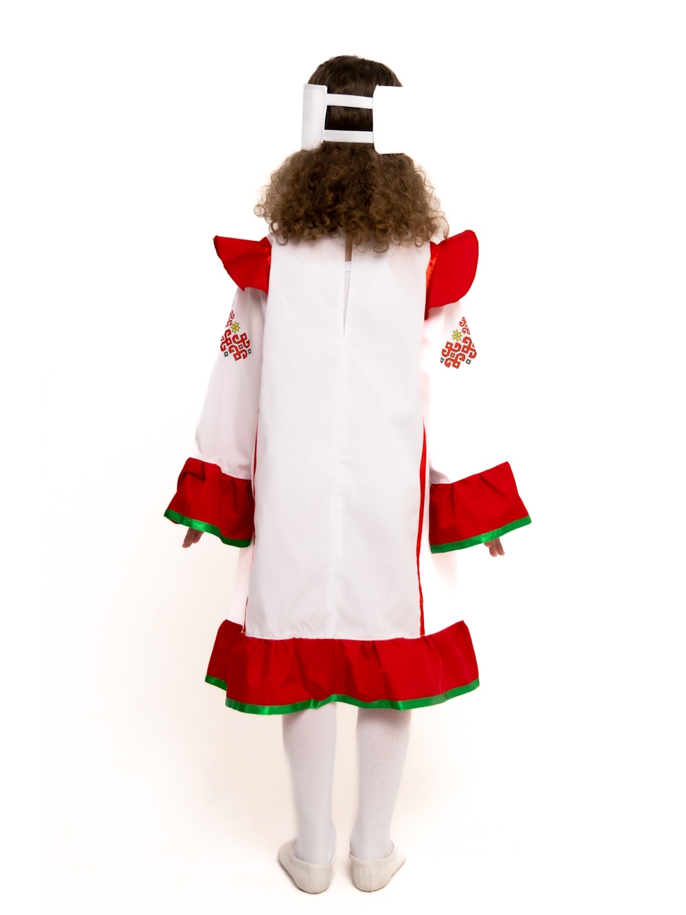 картинка Детский Чувашский народный костюм (девочка),(платье, головной убор) МВ от магазина ДетсадЯр