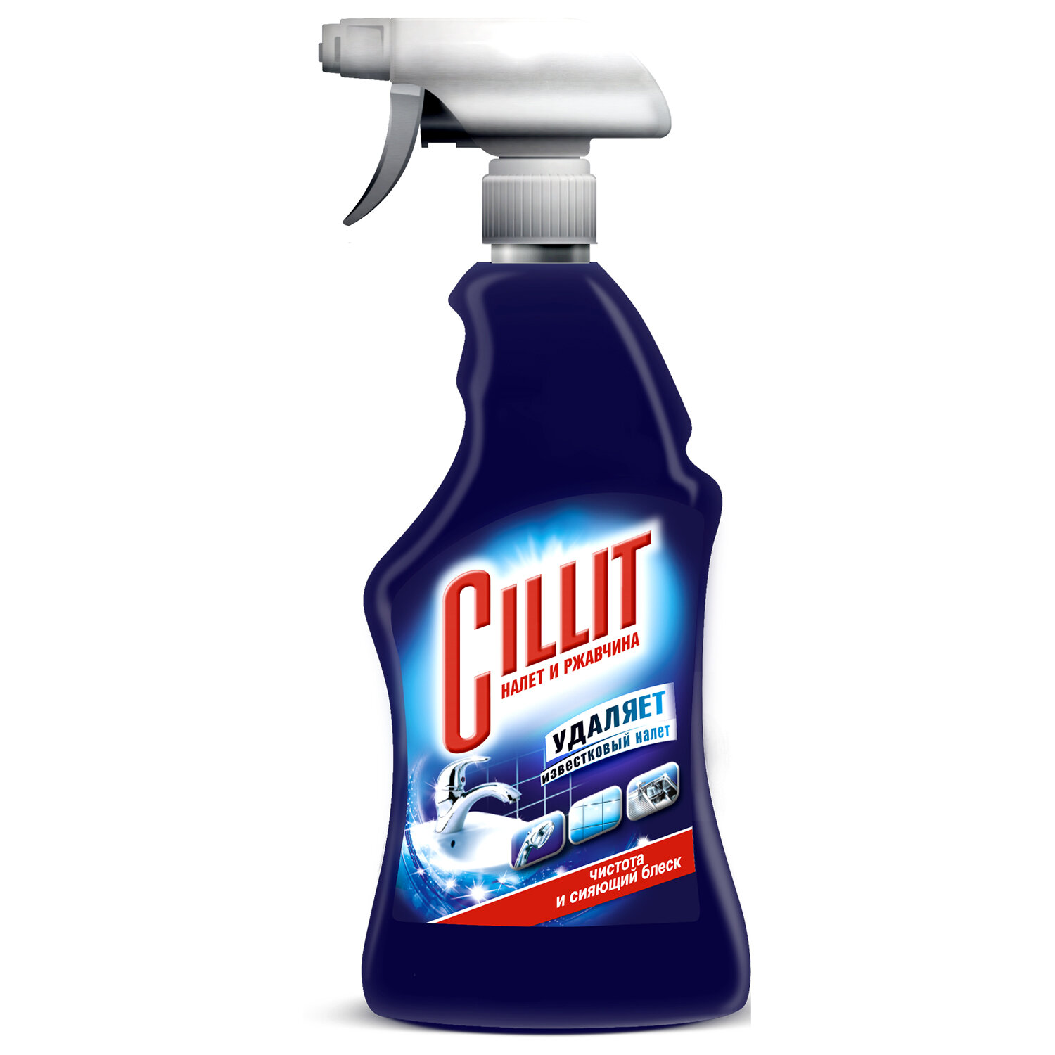 картинка Средство для удаления ржавчины и известкового налета 450 мл, CILLIT (Силлит), распылитель, 7501908 от магазина ДетсадЯр