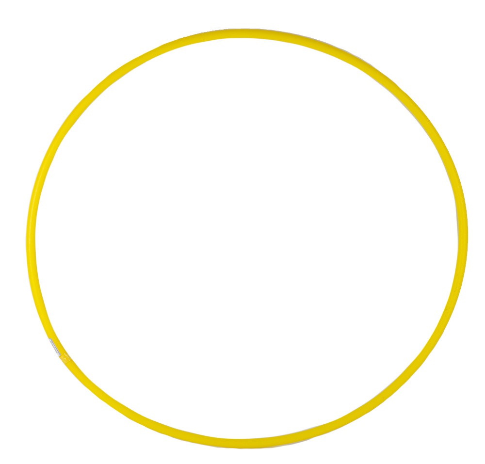Обруч облегченный диаметр 80 см. (желтый) У735, Совтехстром 