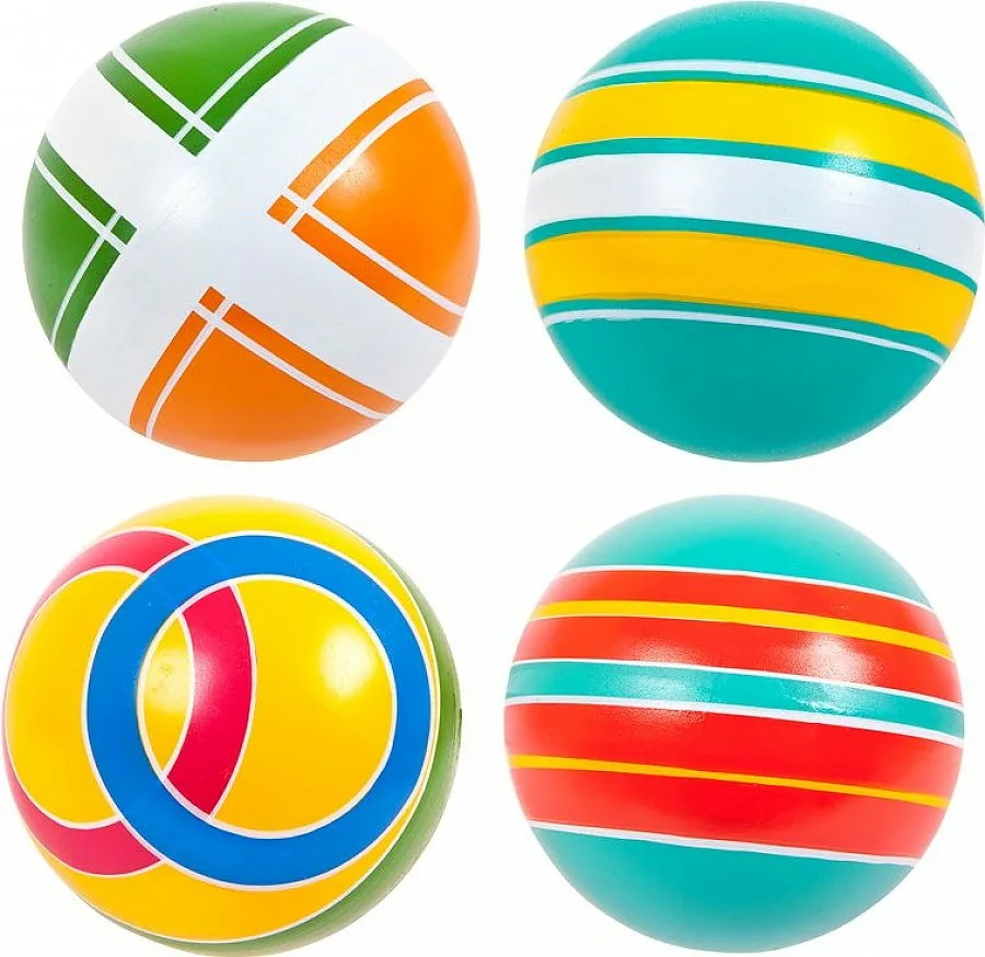 Мяч резиновый диаметр 100 мм. МИКС, Чебоксары, Р3-100 