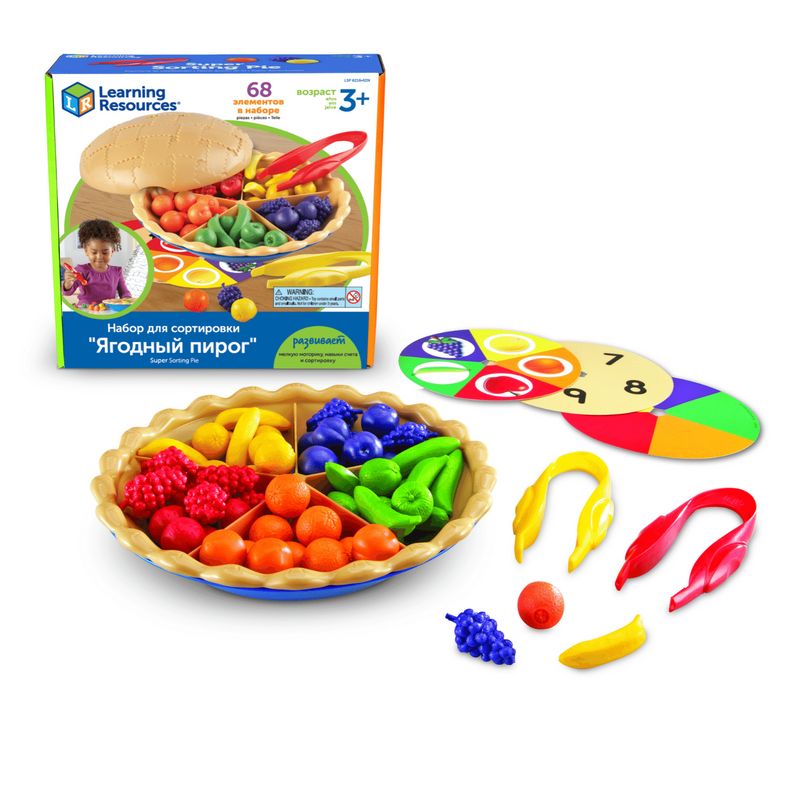 картинка Развивающая игрушка "Ягодный пирог" (68 элементов), Learning Resources, LSP6216-SEN от магазина ДетсадЯр
