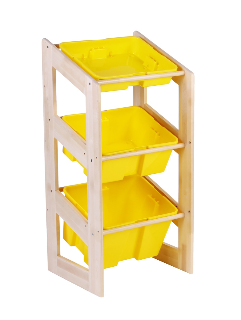 картинка Контейнер №2, средний, полупрозрачный, с зеленой крышкой, Размер: 440*350*180 мм., система хранения Игротека от магазина ДетсадЯр