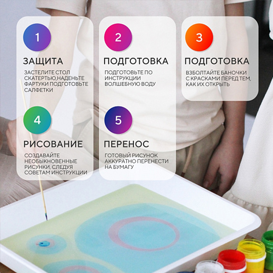 картинка Комплект для рисования на воде "Водная фантазия" (А4), СТ-039, Ты и Я от магазина ДетсадЯр