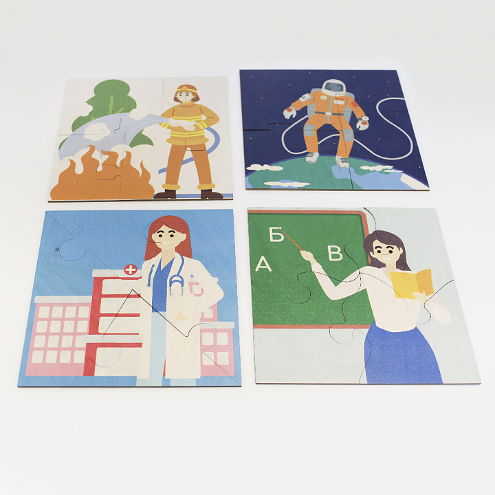 картинка Набор дидактических пазлов (сюжетные картинки), НВ-032, Ты и Я от магазина ДетсадЯр