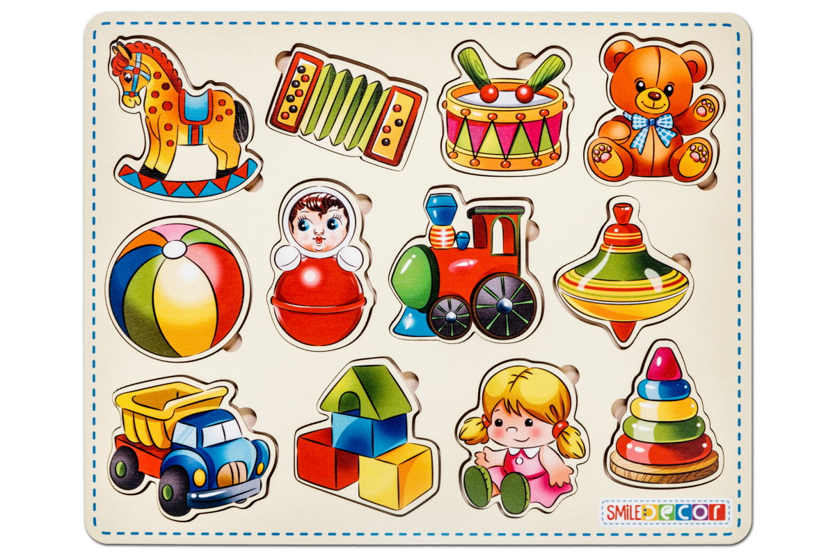 картинка Рамка-вкладыш Игрушки, Смайл Декор, П3647 от магазина ДетсадЯр