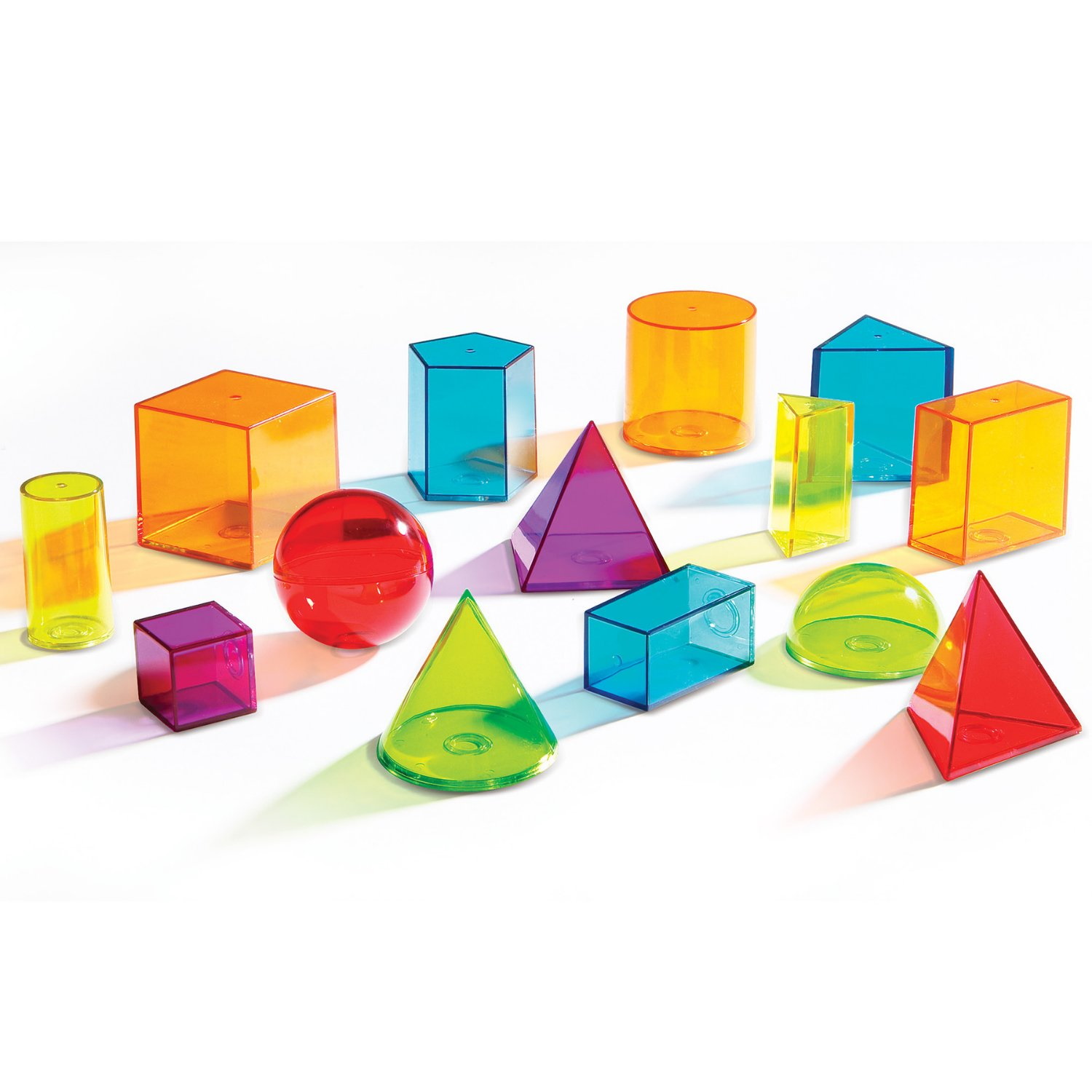 картинка Развивающая игрушка Геометрические фигуры (14 элементов) Learning Resources, LER4331 от магазина ДетсадЯр