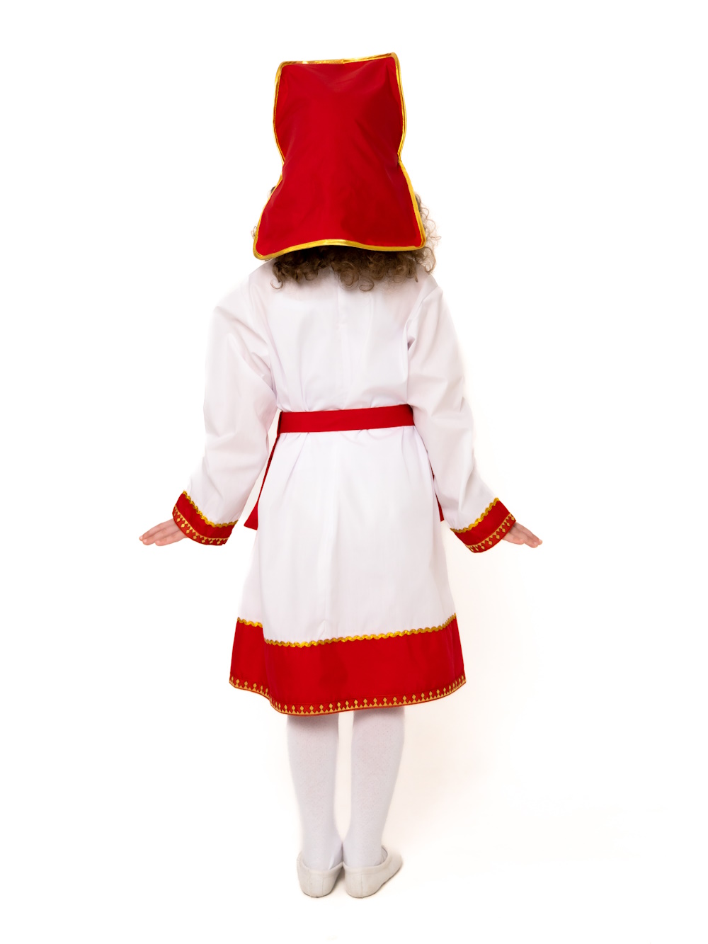 картинка Детский Мордовский народный костюм (девочка), (платье, пояс, головной убор) МВ от магазина ДетсадЯр