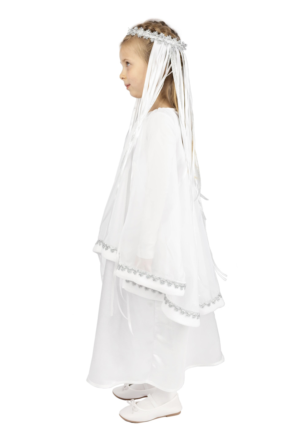 картинка Костюм Зима для девочки: платье + головной убор, МВ от магазина ДетсадЯр