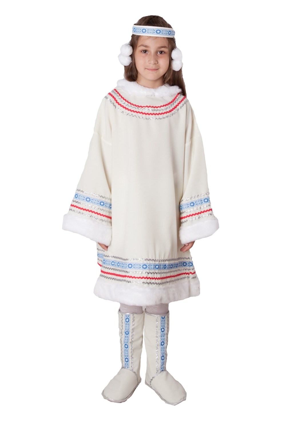 картинка Костюм северных народностей (девочка): малица, унты, головной убор, МВ от магазина ДетсадЯр