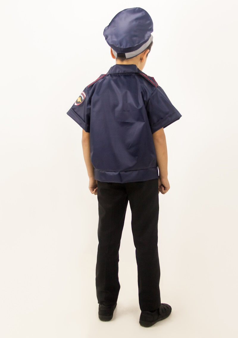 картинка Костюм детский профессия: Полицейский (китель + головной убор), МВ от магазина ДетсадЯр