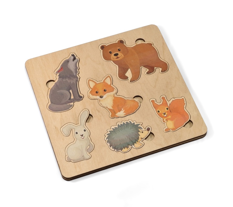 картинка Рамка - вкладыш Лесные животные, 00764, Десятое Королевство от магазина ДетсадЯр