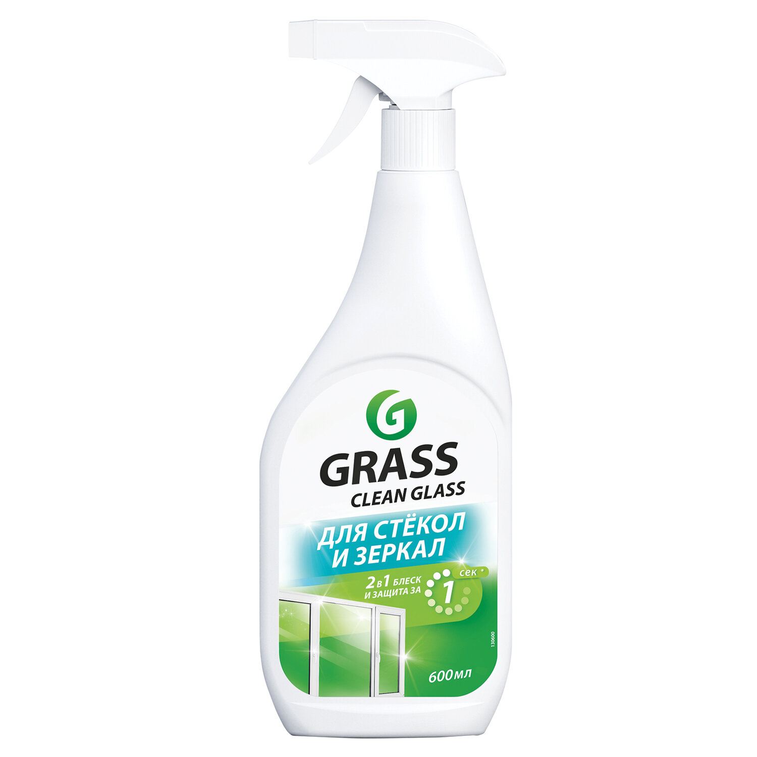 картинка Средство для мытья стекол и зеркал 600 мл GRASS "Clean glass", распылитель, 130600 от магазина ДетсадЯр
