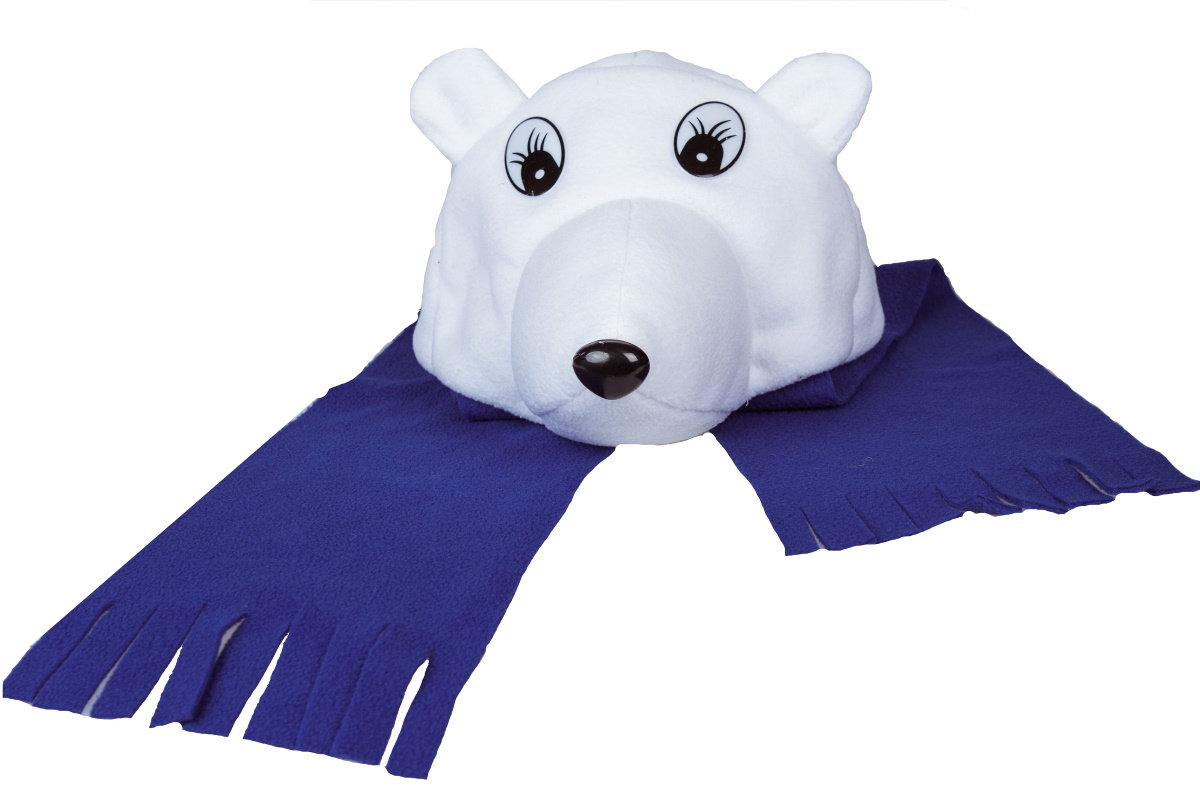 картинка Шапочка Белый медведь детская, МВ от магазина ДетсадЯр