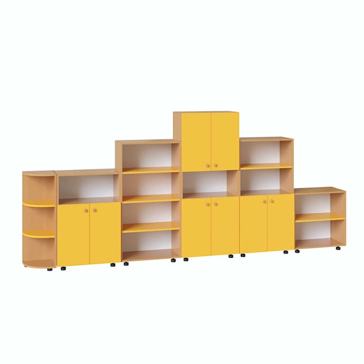 картинка Стенка для игрушек Стандарт 3300*320*1490 мм. от магазина ДетсадЯр
