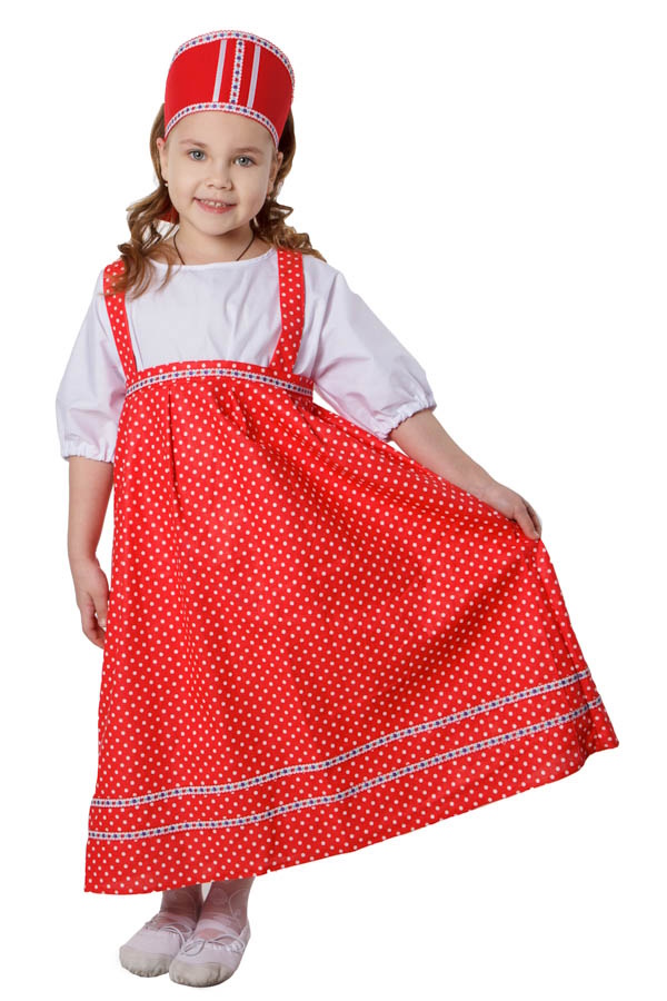 картинка Детский костюм Внучка (сарафан с имитацией блузки, кокошник), МВ от магазина ДетсадЯр