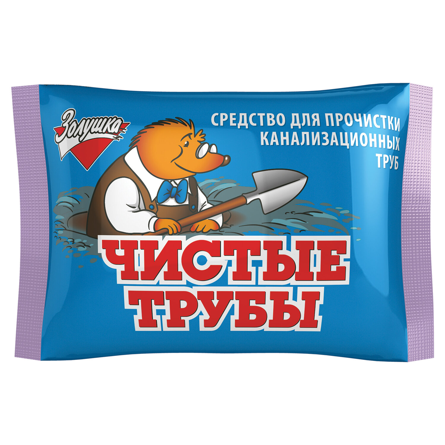 картинка Средство для прочистки канализационных труб 90 г ЧИСТЫЕ ТРУБЫ (ТИП КРОТ) порошок, Б34-2 от магазина ДетсадЯр