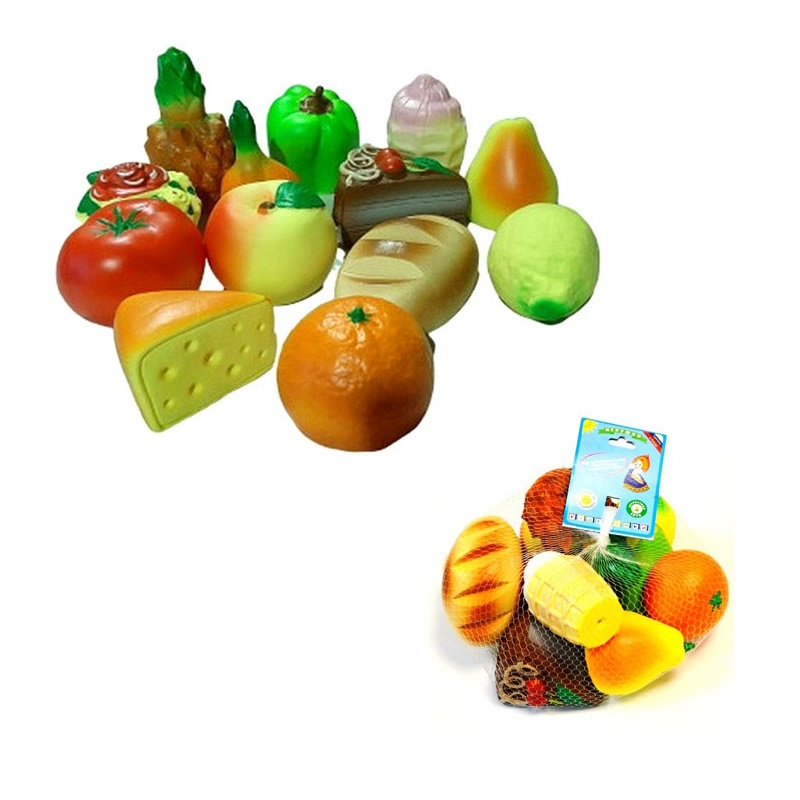 картинка Набор резиновых игрушек Продуктовая корзина, ПКФ Игрушки, СИ-387 от магазина ДетсадЯр