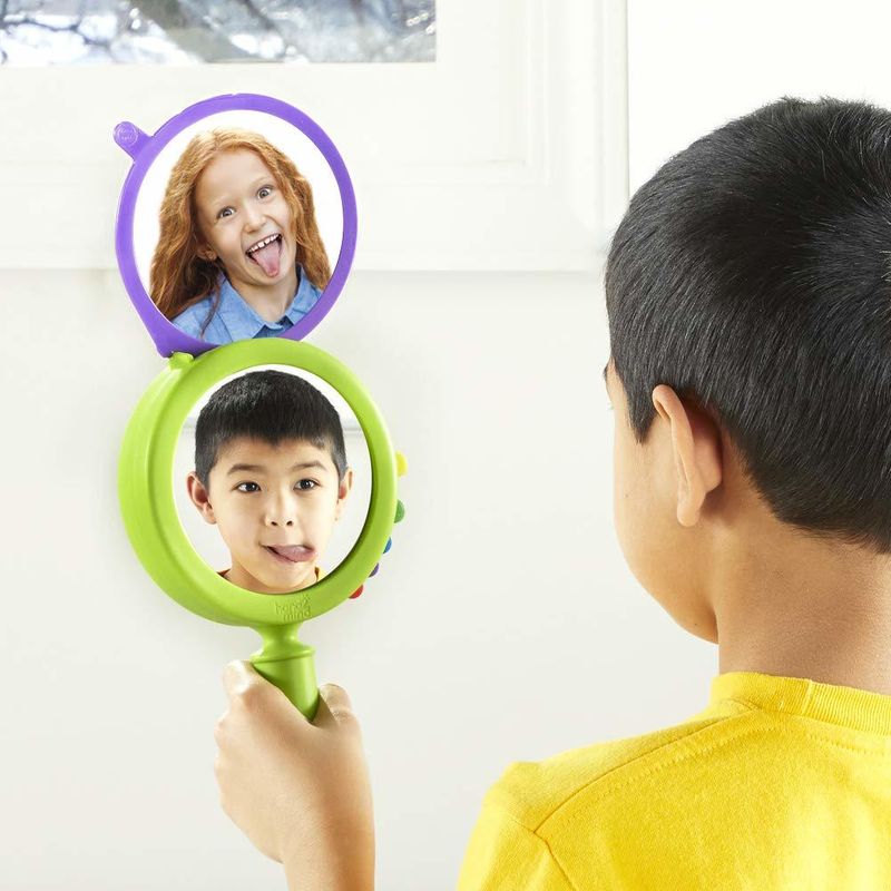 картинка Набор Зеркало эмоций "Моё настроение", 4 шт. (цвета в ассортименте), hand2mind, 91293 от магазина ДетсадЯр