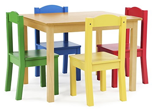 Цветовая маркировка столов и стульев в детском саду