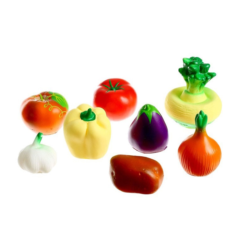 картинка Набор резиновых игрушек овощей Золотая осень, ПКФ Игрушки, СИ-298 от магазина ДетсадЯр