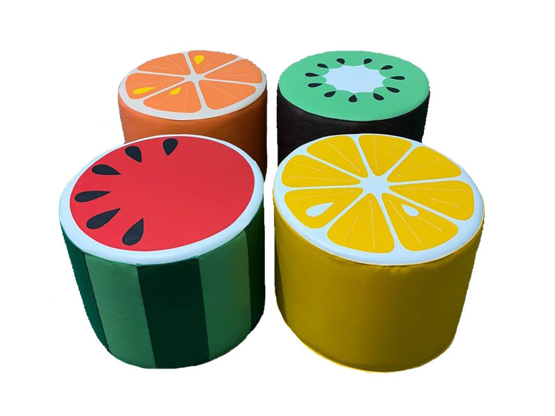 картинка Набор детских пуфиков: апельсин, лимон, арбуз, киви, ТИ от магазина ДетсадЯр