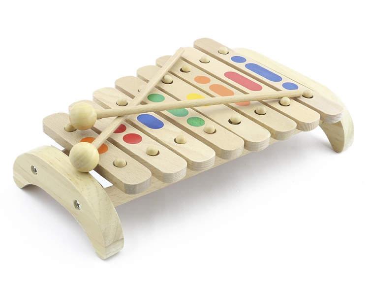 картинка Ксилофон детский деревянный 8 тонов Д045, МДИ от компании Партнер