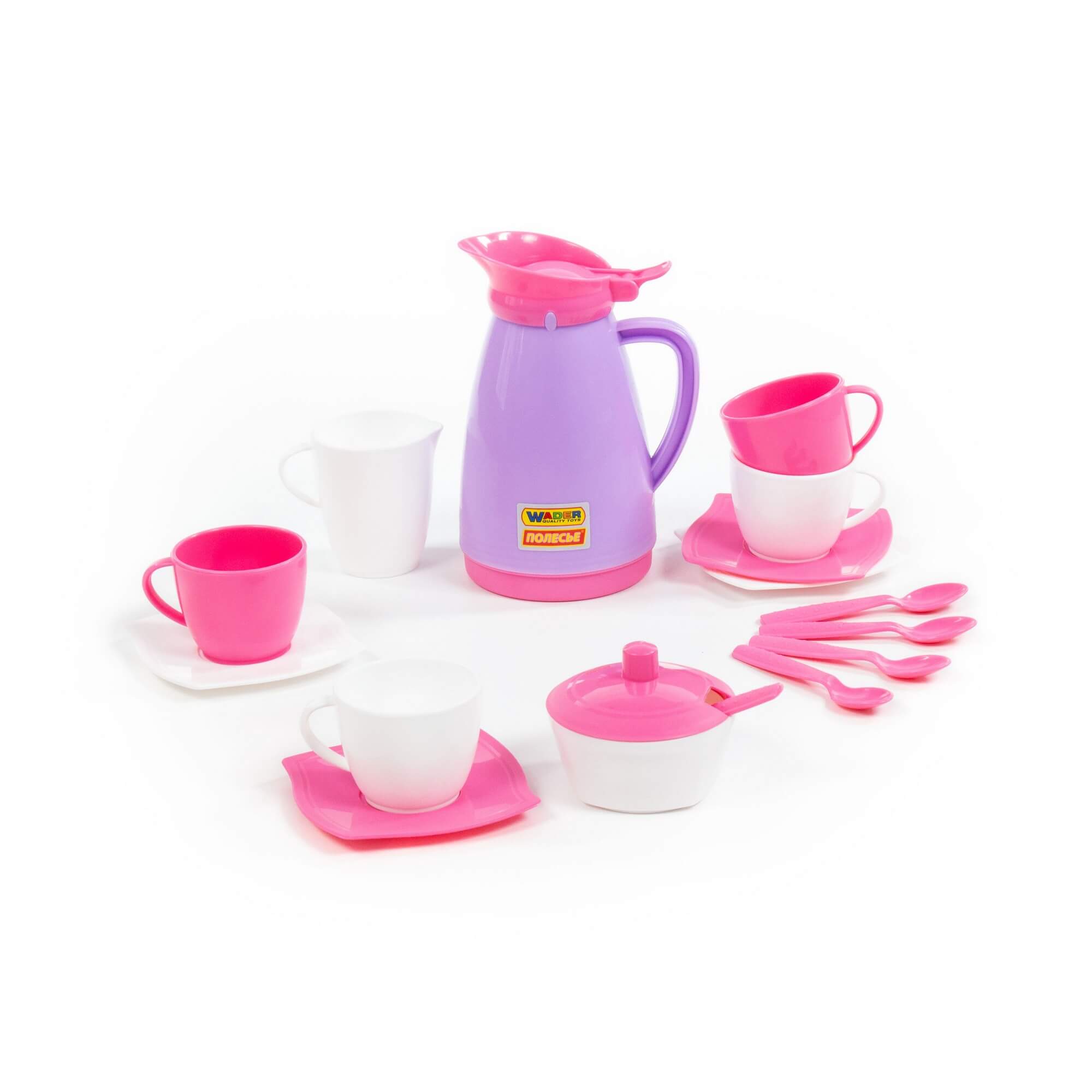 картинка Набор детской посуды Алиса на 4 персоны (Pretty Pink) 40626, Полесье  от магазина ДетсадЯр
