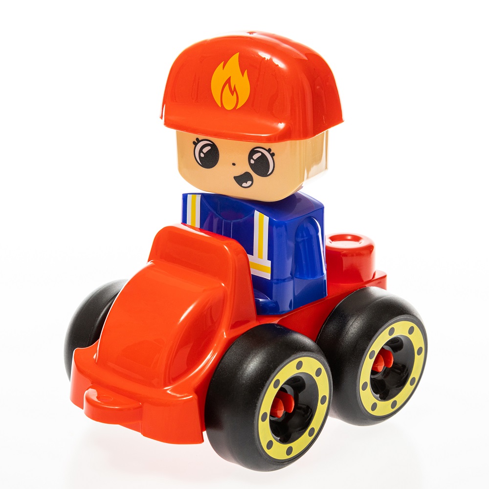 картинка Конструктор пластиковый Пожарная часть 35 деталей Baby Blocks, 03907, Десятое Королевство  от магазина ДетсадЯр