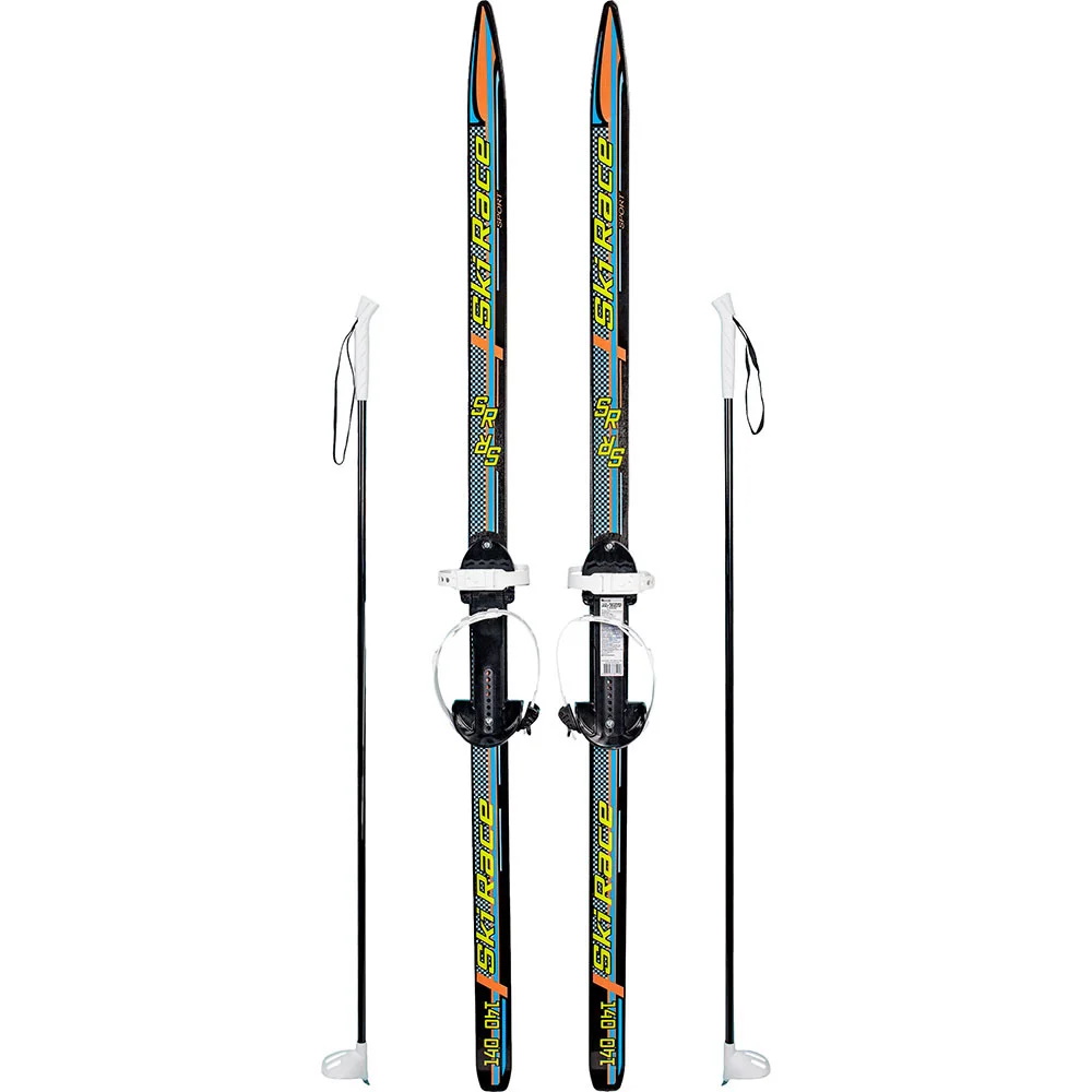 Лыжи подростковые SKI RACE 120 см. с палками 95 см., Олимпик Спорт 