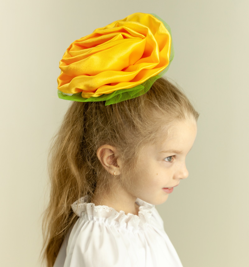 картинка Шапочка цветок Роза желтая от магазина ДетсадЯр