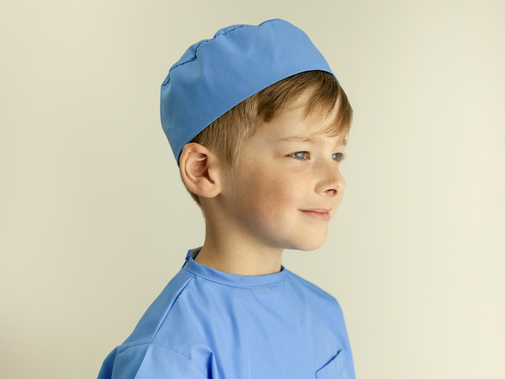 картинка Костюм детский профессия: Хирург (курточка + штаны + шапочка), МВ от магазина ДетсадЯр