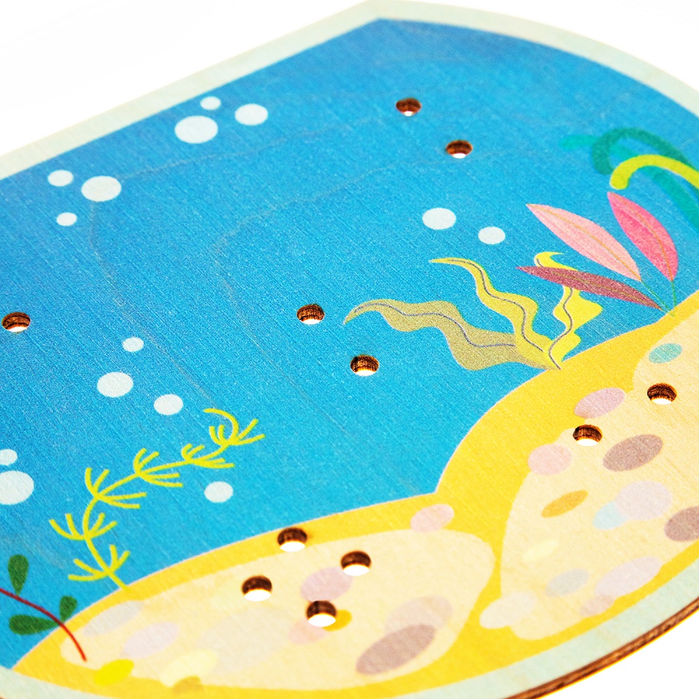 картинка Деревянная шнуровка для детей Аквариум, 01900, Десятое Королевство от магазина ДетсадЯр