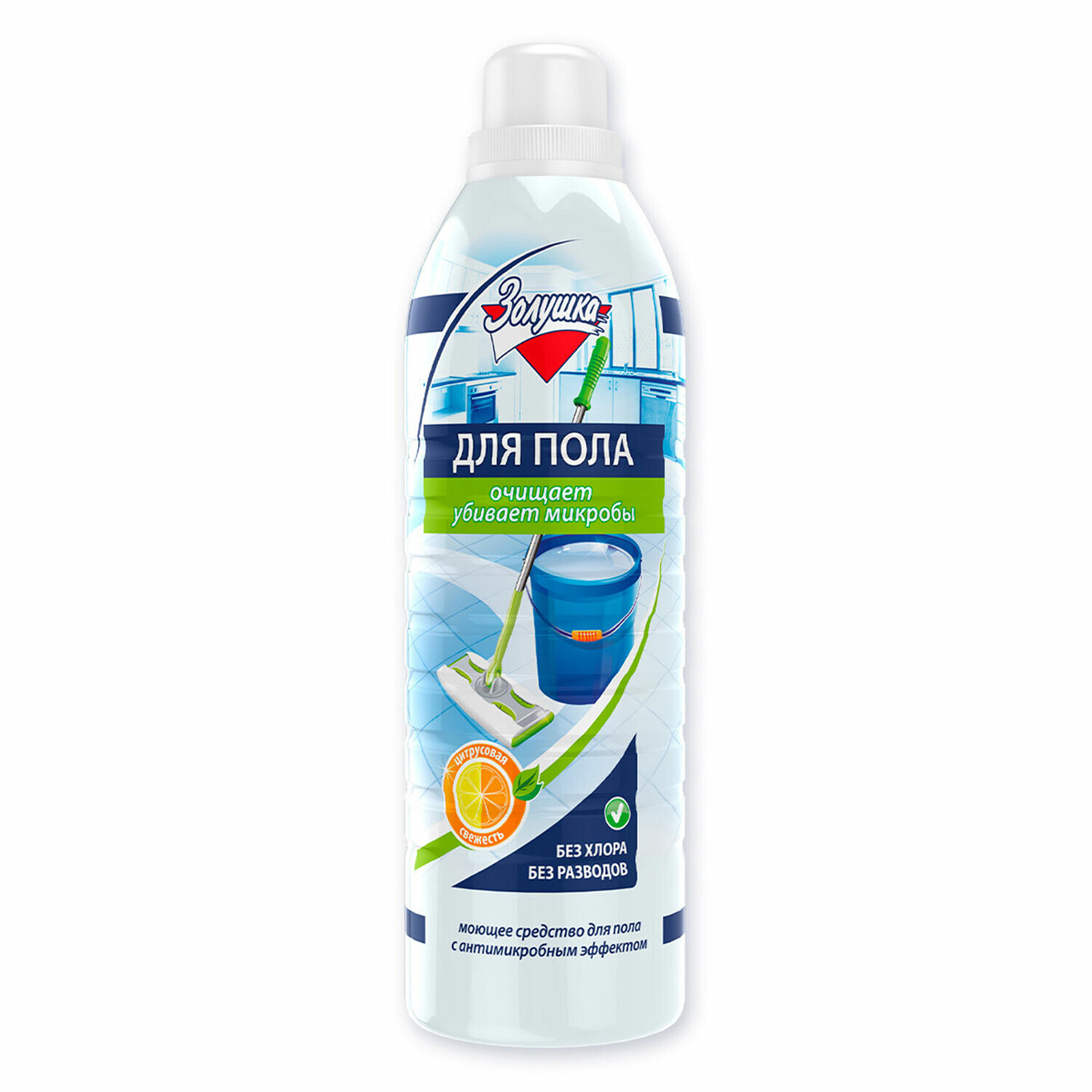 картинка Средство для мытья пола 1 л, ЗОЛУШКА, с дезинфицирующим эффектом, М09-4 от магазина ДетсадЯр