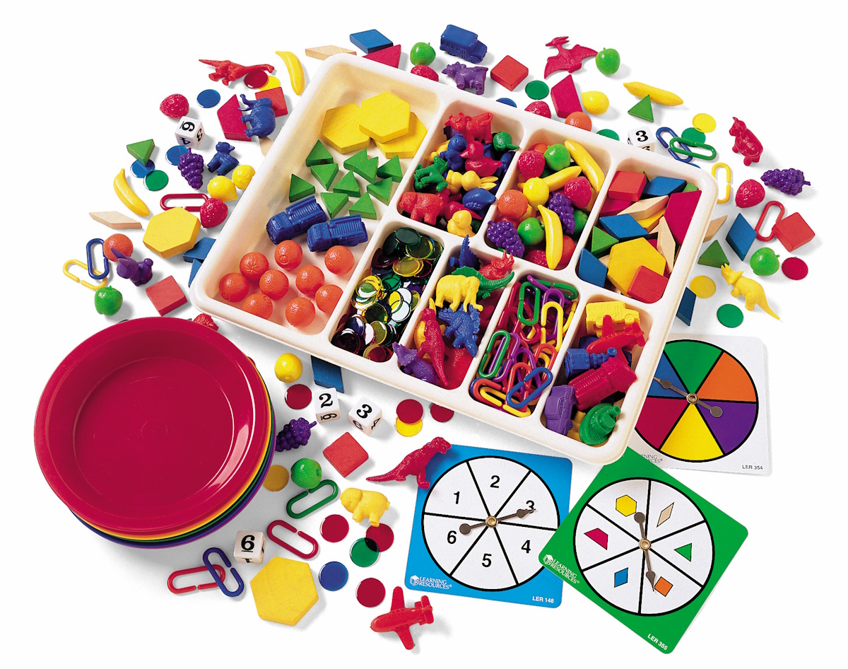 картинка Развивающая игрушка Супер сeт для сортировки (643 элемента), Learning Resources, LSP0217-UK от магазина ДетсадЯр